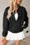 Texture Zip Up Baseball Collar Long Sleeve Jacket