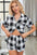 Plaid Lapel Collar Button-Up Pajama Set