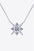 Moissanite Rhodium-Plated Necklace