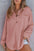 Half Button Long Sleeve Sweatshirt