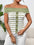 Striped Off-Shoulder Knit Top