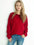 Round Neck Dropped Shoulder Long Sleeve Sweater