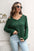 Cable-Knit V-Neck Pullover Sweater