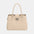 David Jones PU Leather Twist-Lock Tote Bag