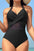 Crisscross Halter Neck Swimsuit