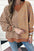 Contrast Stripes Round Neck Long Sleeve Sweatshirt