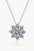 1 Carat Moissanite Floral Pendant Necklace