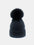 Thermal Knit Hat with Pompom