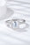 Sparkling Elegance: 1 Carat Moissanite Halo Ring in 925 Sterling Silver