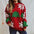 Snowflake Round Neck Sweater