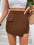 Pocketed High Waist Shorts