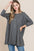 BOMBOM Round Neck Long Sleeve Oversized Top