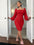 Chic Zip-Back Bodycon Dress