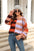 Color Block Long Sleeve Pullover Sweater