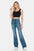 Judy Blue Full Size Tummy Control Cut Hem Flare Jeans