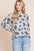 BOMBOM Leopard Drop Shoulder T-Shirt