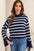 Striped Slit Sweater