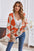 Geometric Lantern Sleeve Cardigan
