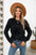 Dropped Shoulder Fuzzy Sweater