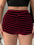 Striped High Waist Shorts