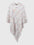 Fringe Hem Hooded Poncho