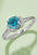 Sparkling Elegance: 1 Carat Moissanite Sterling Silver Ring