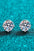 2 Carat Moissanite Rhodium-Plated Stud Earrings