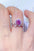 Stunning 1 Carat Moissanite Ring in 925 Sterling Silver