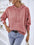 Textured Drawstring Hooded Sweater