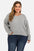 Plus Size V Neck Pullover Sweater