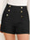 Button High Waist Shorts