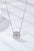 1 Carat Moissanite Flower Pendant Necklace