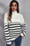 Striped Turtleneck Sweater