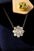 1 Carat Moissanite Flower Pendant Necklace