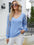 Lace Sleeve V-Neck Sweater