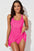 Halter Neck Swim Dress