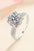 1 Carat Moissanite Ring in 925 Sterling Silver