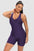 Crisscross Wide Strap Active Romper