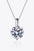 925 Sterling Silver Moissanite Pendant Necklace