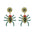 Spider Rhinestone Alloy Earrings