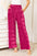 High Waist Velvet Wide Leg Pants