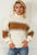 Contrast Turtleneck Sweater