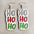 Christmas Themed Wood Dangle Earrings