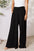 Smocked Wide Waistband Wide Leg Pants