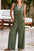 Surplice Wide Strap Jumpsuit