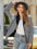 Houndstooth Long Sleeve Jacket