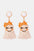 Smiling Ghost Shape Synthetic Pearl Earrings