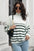 Striped Turtleneck Sweater