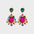 Teardrop Shape Rhinestone Alloy Dangle Earrings