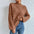 Cable-Knit Mock Neck Sweater